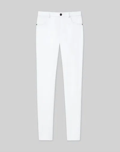 LAFAYETTE 148 MERCER PANT IN WHITE