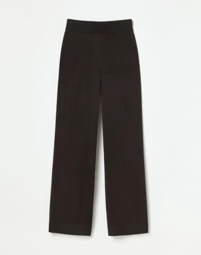 Lafayette 148 Mercerized Cotton Cord Yarn Knit Pant In Carbon