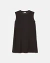Lafayette 148 Mercerized Cotton Ribbed Tunic In Carbon