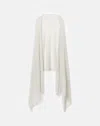 Lafayette 148 Metallic Fine Gauge Cashmere Scarf