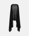 Lafayette 148 Metallic Fine Gauge Cashmere Scarf In Black