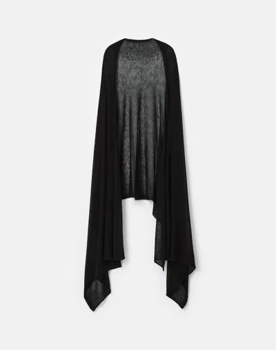 Lafayette 148 Metallic Fine Gauge Cashmere Scarf In Black