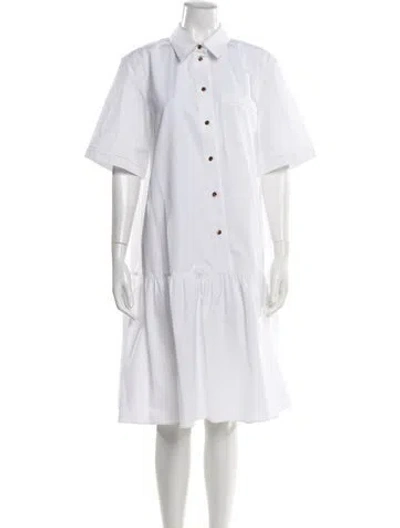 Pre-owned Lafayette 148 Midi Length Dress In Multi