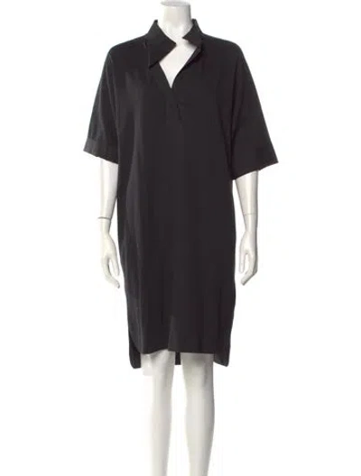 Pre-owned Lafayette 148 Midi Length Dress W/ Tags In Black