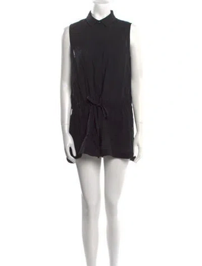 Pre-owned Lafayette 148 Mini Dress In Black