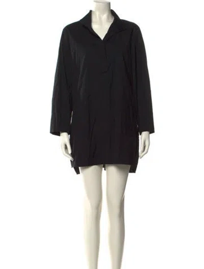 Pre-owned Lafayette 148 Mini Dress In Black