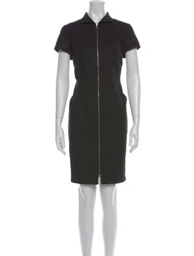 Pre-owned Lafayette 148 Mini Dress In Black