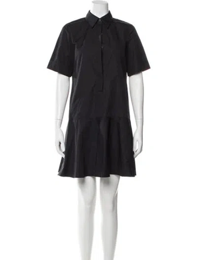 Pre-owned Lafayette 148 Mini Dress In Black