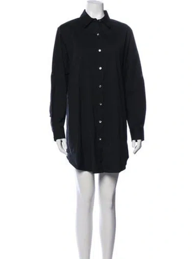 Pre-owned Lafayette 148 Mini Dress In Black