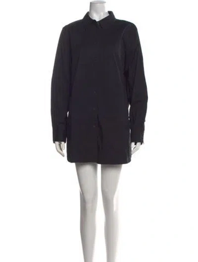 Pre-owned Lafayette 148 Mini Dress In Black
