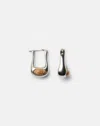 Lafayette 148 Modernist Jasper Hoop Earring