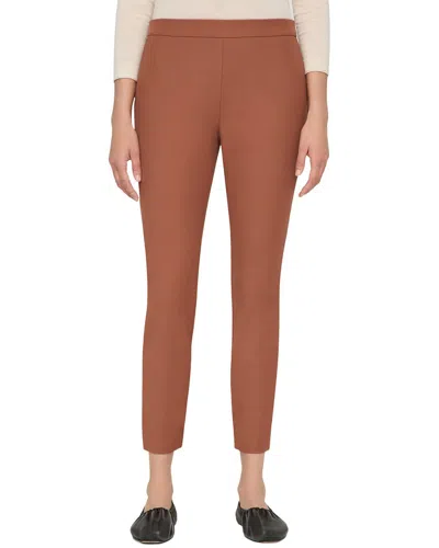 Lafayette 148 New York Murray Cropped Pant In Brown