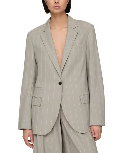 Lafayette 148 Neapolitan Jacket In Gray