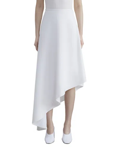 Lafayette 148 New York Asymmetric Skirt In White