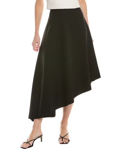 Lafayette 148 New York Asymmetric Skirt In Black