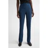 Lafayette 148 Barrow Finessecrepe Pants In Lido Blue