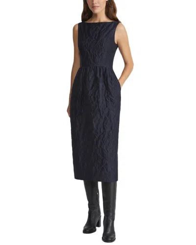 LAFAYETTE 148 LAFAYETTE 148 NEW YORK BATEAU NECK SILK-BLEND MIDI DRESS