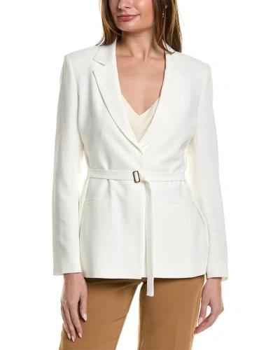 Lafayette 148 New York Belted Blazer In White