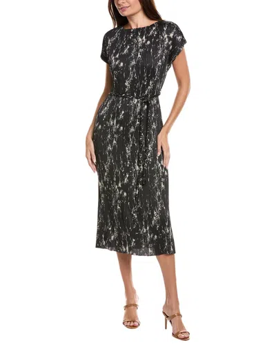 Lafayette 148 New York Belted Maxi Dress In Black