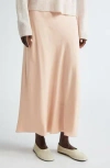 Lafayette 148 Bias-cut Organic Silk Georgette Maxi Skirt In Bluff Pink