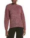 Lafayette 148 New York Blouson Sleeve Donegal Mohair & Wool-blend Sweater