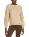 Lafayette 148 New York Blouson Sleeve Donegal Mohair & Wool-blend Sweater