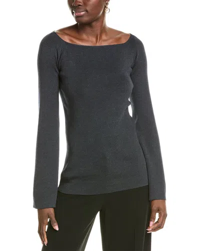 Lafayette 148 New York Boatneck Silk-blend Sweater
