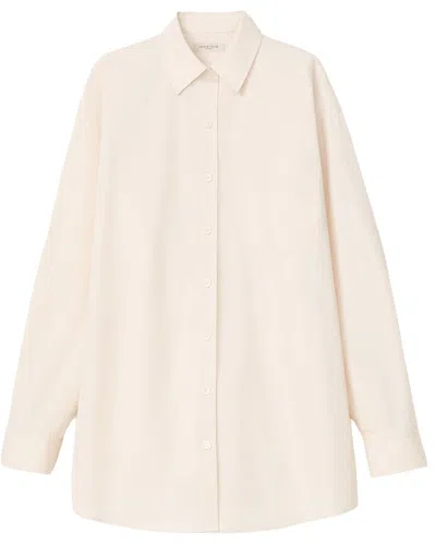 Lafayette 148 New York Boyfriend Oversized Shirt In Animal Print