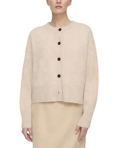 Lafayette 148 New York Brushed 100% Cashmere Button Front Cardigan