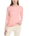 Lafayette 148 New York Petite Carver T-shirt In Pink