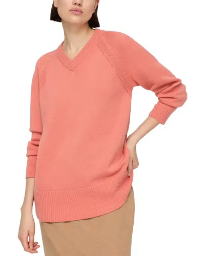 Lafayette 148 New York Cashmere & Wool Sweater In Pink