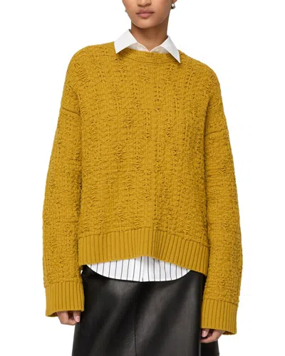 Lafayette 148 New York Cashmere & Wool Sweater In Yellow