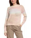 Lafayette 148 New York Cashmere Raglan Sweater In Orange