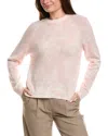 Lafayette 148 Printed Raglan Cashmere Sweater In Pink