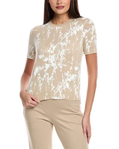 Lafayette 148 New York Cashmere Sweater In Neutral