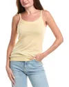Lafayette 148 New York Cashmere Sweater Tank In Yellow