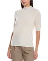 Lafayette 148 New York Cashmere Sweater In White