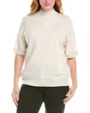 Lafayette 148 New York Cashmere Sweater In White