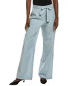 Lafayette 148 New York Clark Wide Leg Pant In Blue