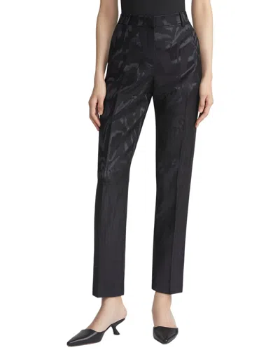 Lafayette 148 New York Clinton Wool & Silk-blend Ankle Pant In Black