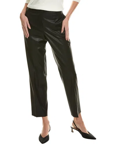 Lafayette 148 New York Clinton Wool Ankle Pant In Black