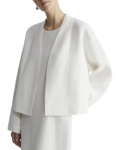 Lafayette 148 New York Collarless Linen Jacket