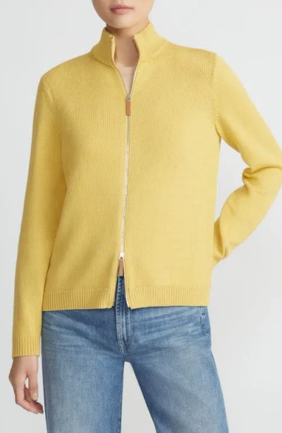 LAFAYETTE 148 LAFAYETTE 148 NEW YORK COTTON & SILK KNIT BOMBER JACKET