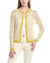 Lafayette 148 New York Crinkled Cardigan