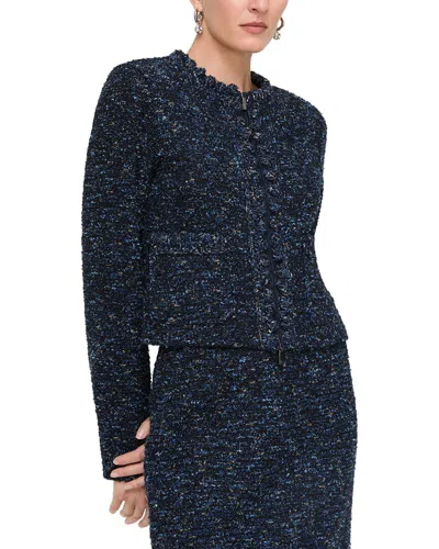 Lafayette 148 New York Crochet Pom Pom Wool-blend Jacket