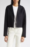Lafayette 148 New York Crop Jacket In Black
