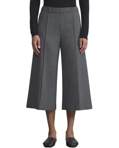 Lafayette 148 New York Cropped Culotte In Gray