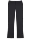 Lafayette 148 New York Cropped Manhattan Wool-blend Flare Pant In Black