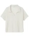 Lafayette 148 New York Curved Hem Polo Top