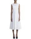 Lafayette 148 New York Cutout Wool & Silk-blend Midi Dress